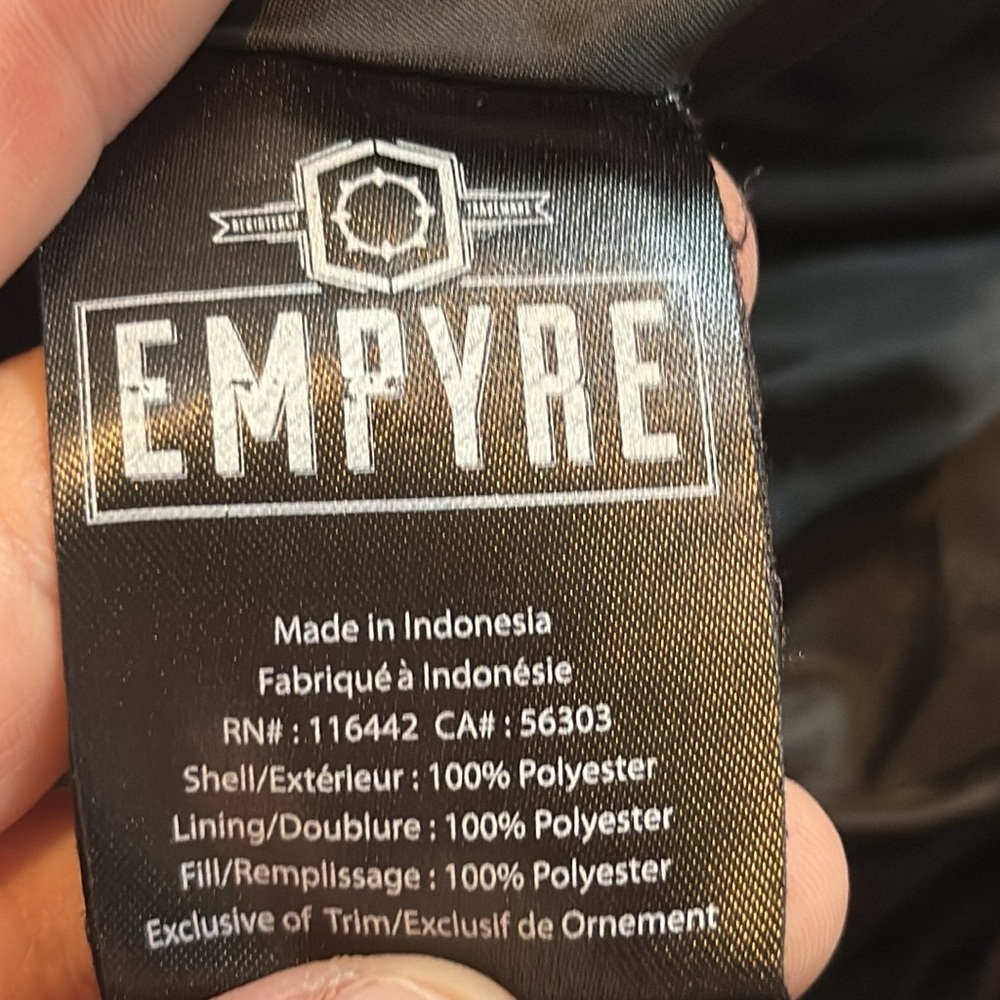 🦖 Empyre black and blue snowboarding jacket - Picture 7 of 9